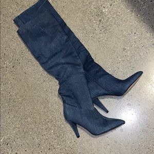 guess denim boots